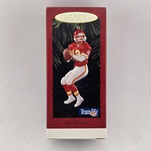 Hallmark Joe Montana Ornament 1995 Kansas City Chiefs Football Legends New Box